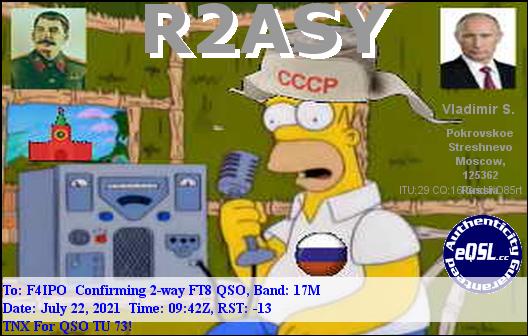 QSL de R2ASY