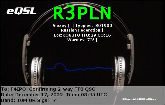 QSL de R3PLN