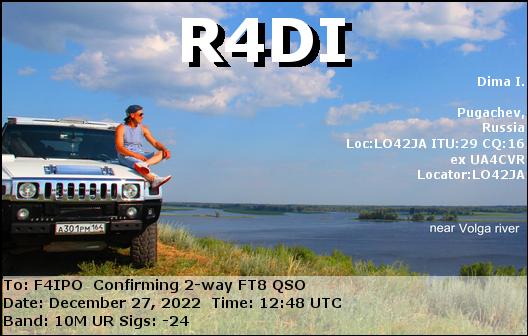 QSL de R4DI