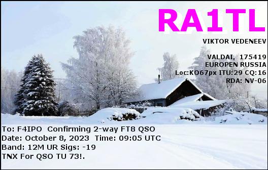 QSL de RA1TL