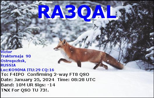 QSL de RA3QAL