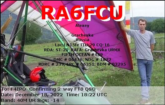 QSL de RA6FCU