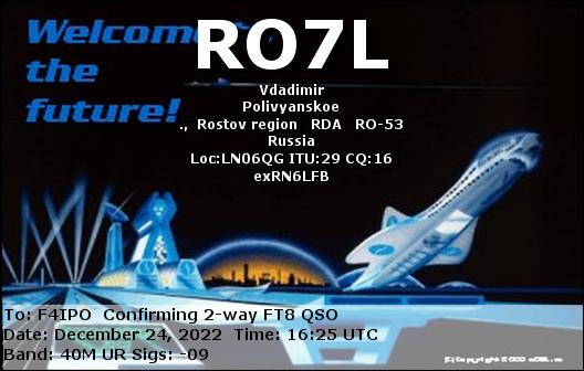 QSL de RO7L