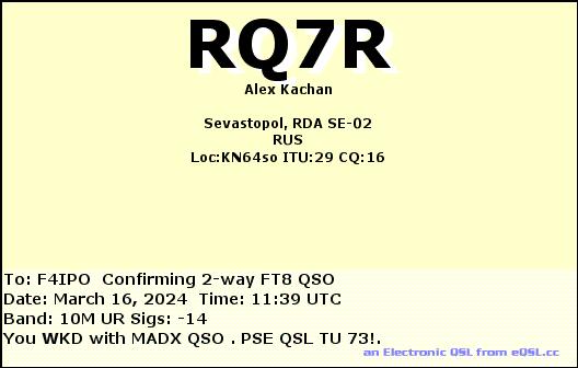 QSL de RQ7R