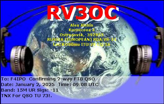 QSL de RV3OC