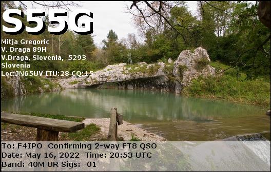 QSL de S55G