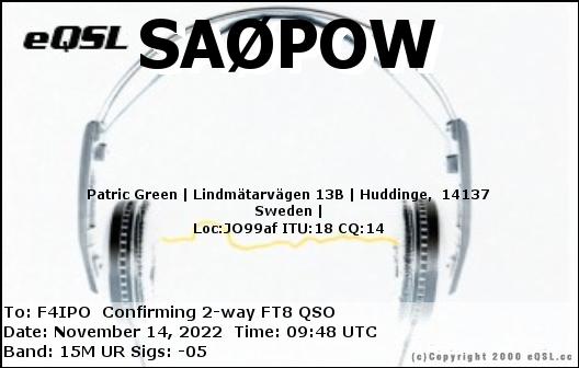 QSL de SA0POW