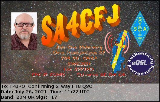 QSL de SA4CFJ