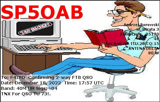 QSL de SP5OAB