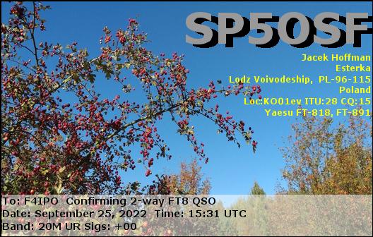 QSL de SP5OSF