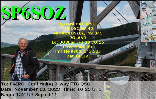 QSL de SP6SOZ