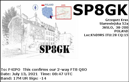 QSL de SP8GK