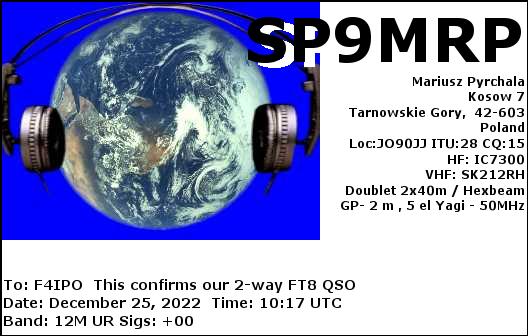 QSL de SP9MRP