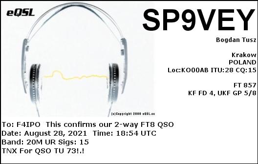 QSL de SP9VEY