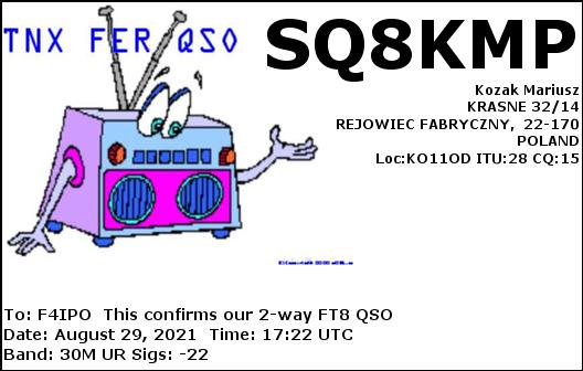 QSL de SQ8KMP