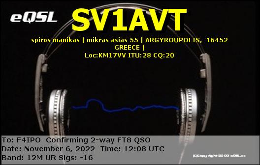 QSL de SV1AVT