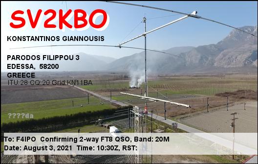 QSL de SV2KBO