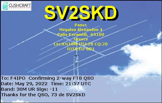 QSL de SV2SKD