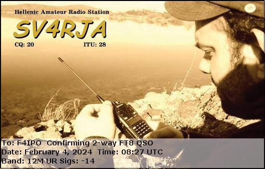 QSL de SV4RJA