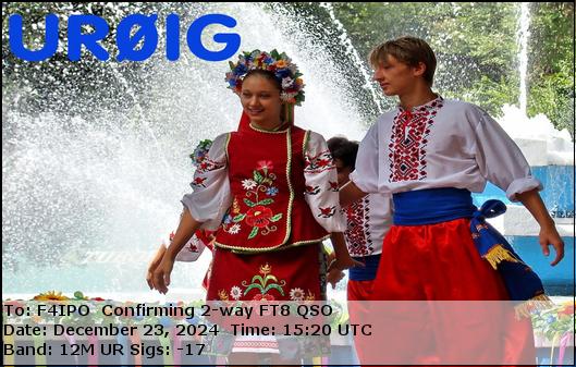 QSL de UR0IG